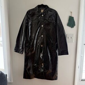Elie Tahari Glossy Black Jacket NWT